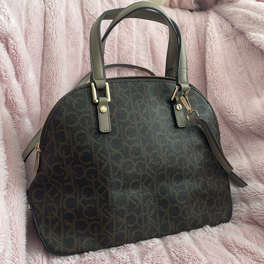 Calvin Klein Monogram Dome Purse - Picture 7 of 11